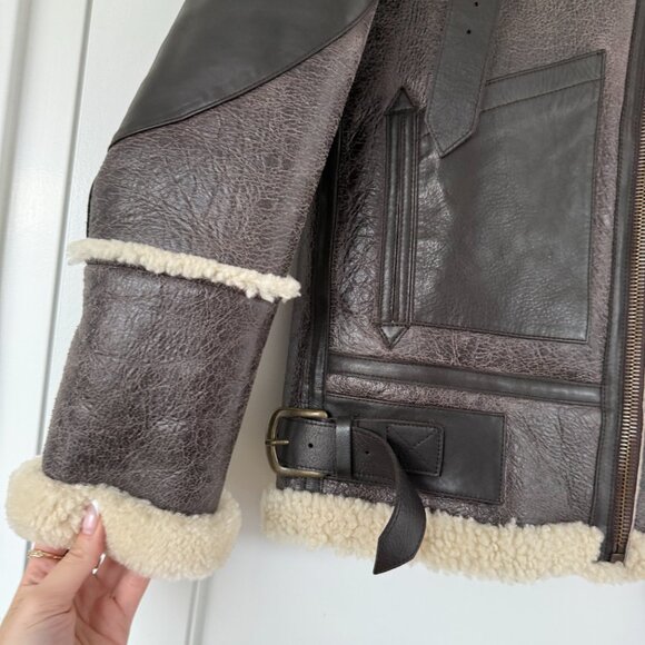 Balenciaga Black and White Leather Jacket - Picture 11 of 15